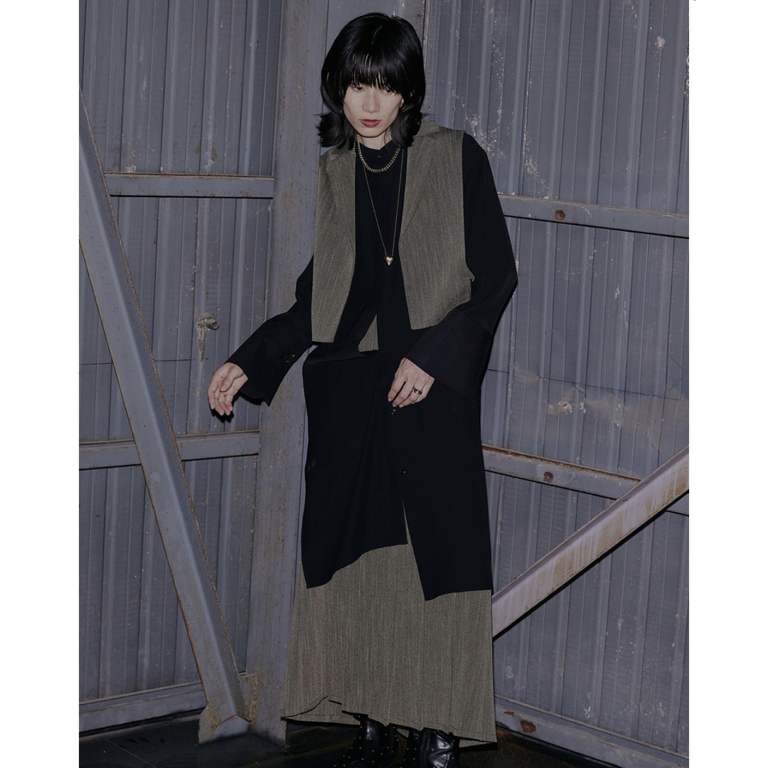 Ameri / CONVERTIBLE HERRINGBONE JACKET S