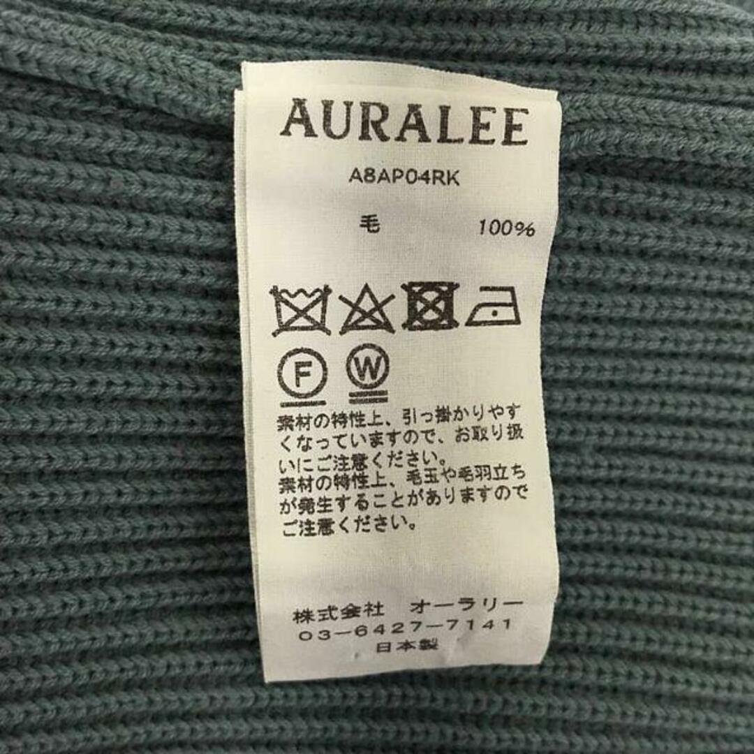 【美品】AURALEE オーラリー 定番リブニットプルオーバー レディース 1