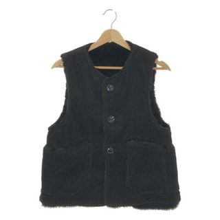 エンジニアードガーメンツ(Engineered Garments)の【美品】  Engineered Garments / エンジニアドガーメンツ | Over Vest / リバーシブル ファー切替 コーデュロイ オーバーベスト / ユニセックス | XS | ブラック | メンズ(ベスト)