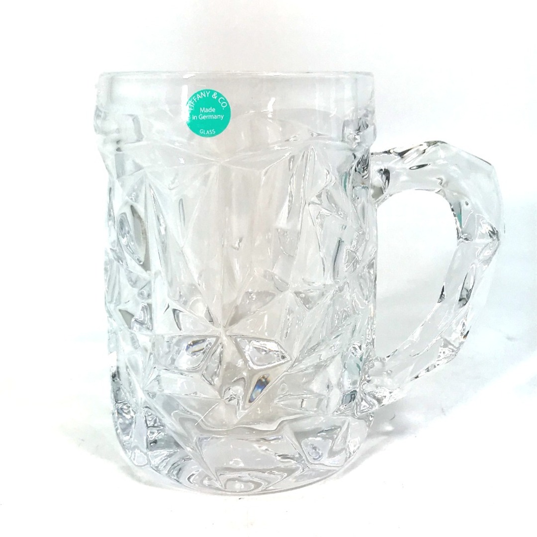 グラス/カップティファニー TIFFANY&Co. ビールジョッキ 食器 コップ グラス 陶器 クリア 未使用