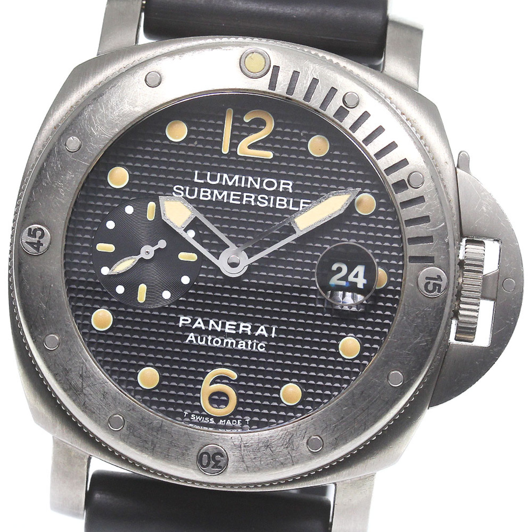 パネライ PANERAI PAM00025 ルミノール サブマーシブル スモールセコンド 自動巻き メンズ 箱付き_741916