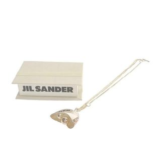 ジルサンダー(Jil Sander)のJIL SANDER / ジルサンダー | グラフィックフラワー チェーンネックレス | シルバー | レディース(ネックレス)