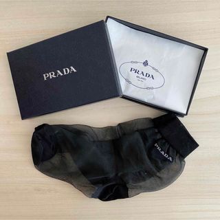 PRADA ナイロンソックス  カーキ　21~23cm