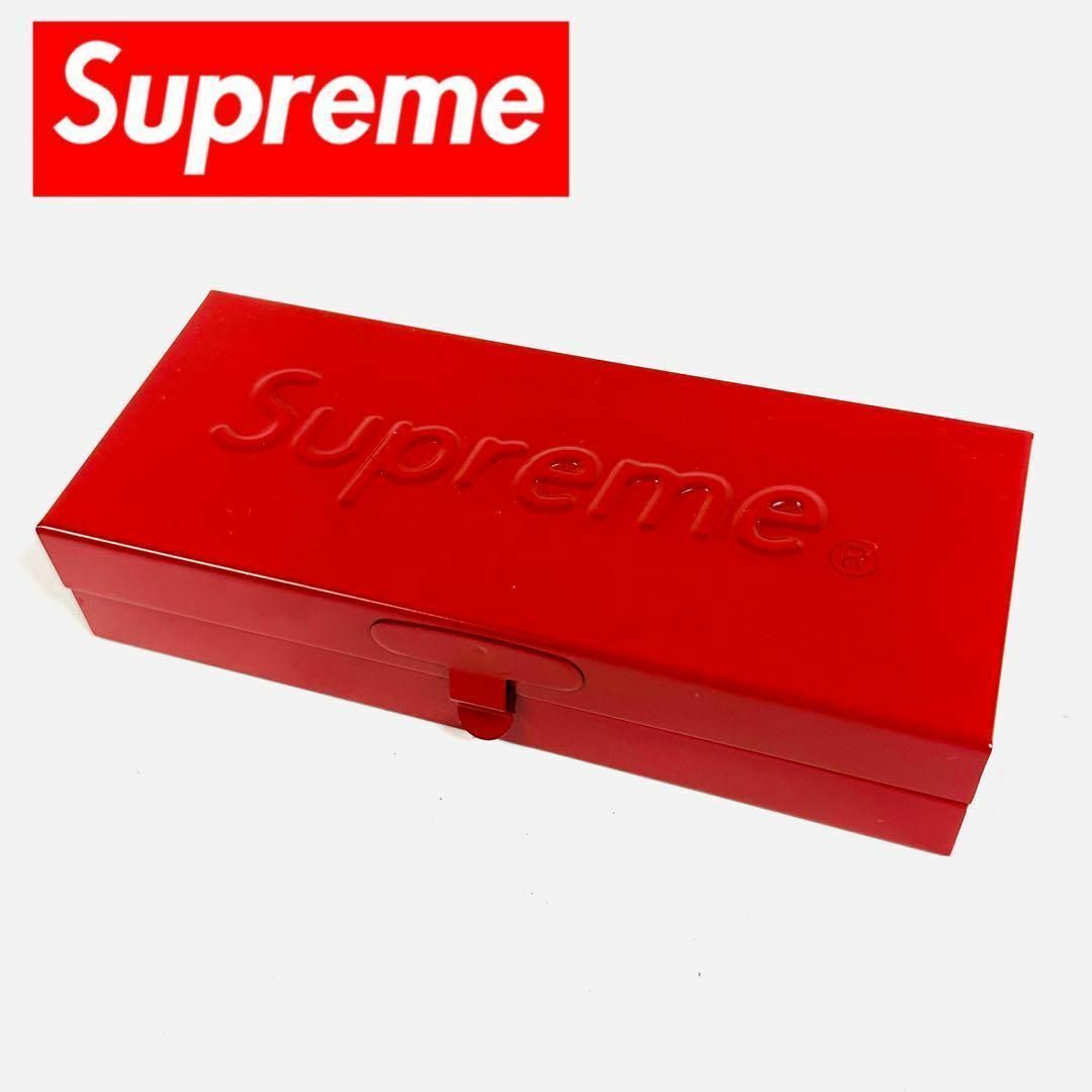 Supreme - 【美品】Supreme ロゴミニツールボックス 小物入れ レッド