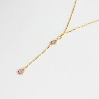 SWAROVSKI ネックレス　花　クリスタルガラス　石取れなし