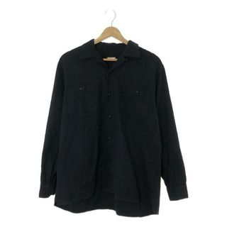 コモリ(COMOLI)のCOMOLI / コモリ | コットンネル オープンカラーシャツ | 1 | ネイビー | メンズ(Tシャツ/カットソー(七分/長袖))