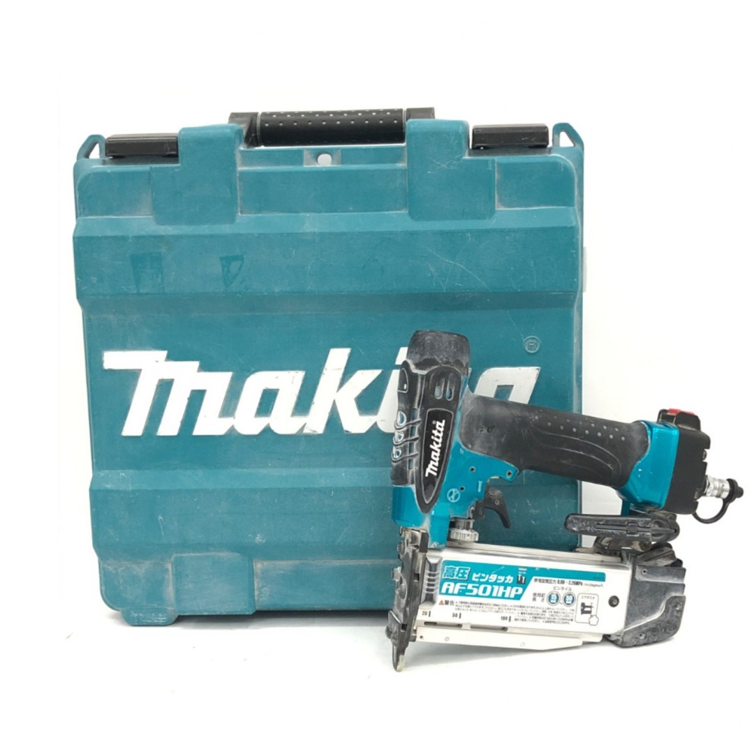 ▽▽MAKITA マキタ 高圧ピンタッカー AF501HP グリーン ケース