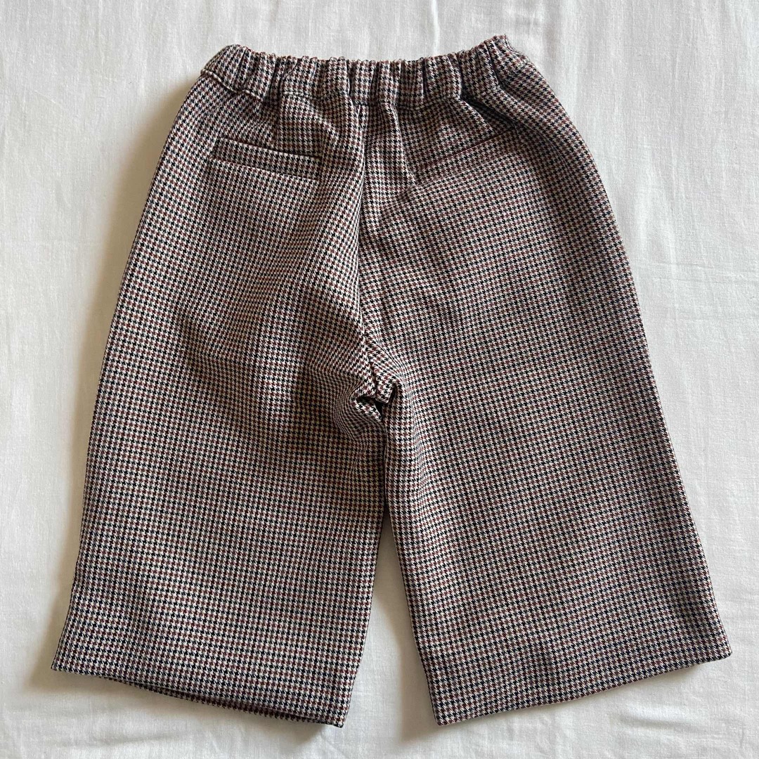 ZARA KIDS(ザラキッズ)の千鳥柄　デザインパンツ　2-3y キッズ/ベビー/マタニティのキッズ服男の子用(90cm~)(パンツ/スパッツ)の商品写真