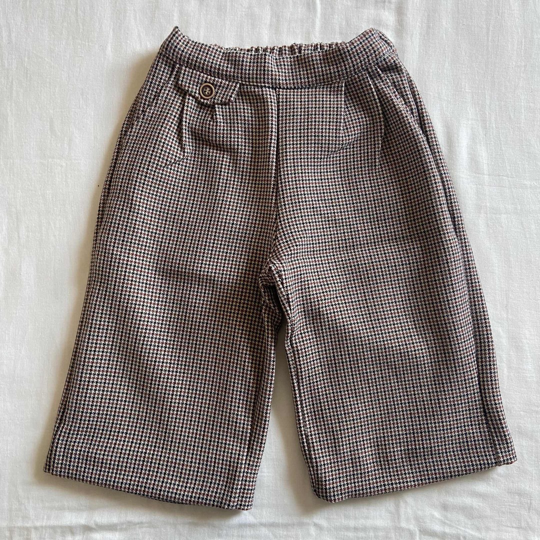 ZARA KIDS(ザラキッズ)の千鳥柄　デザインパンツ　2-3y キッズ/ベビー/マタニティのキッズ服男の子用(90cm~)(パンツ/スパッツ)の商品写真