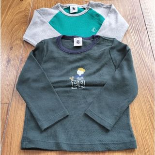 プチバトー(PETIT BATEAU)のプチバトー　ロンＴ2枚セット(シャツ/カットソー)