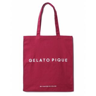 ジェラートピケ(gelato pique)のジェラートピケ  トートバッグ　赤　レッド(トートバッグ)