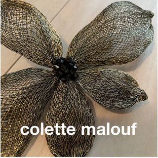 colette malouf コレットマルーフ メッシュフラワー バレッタ