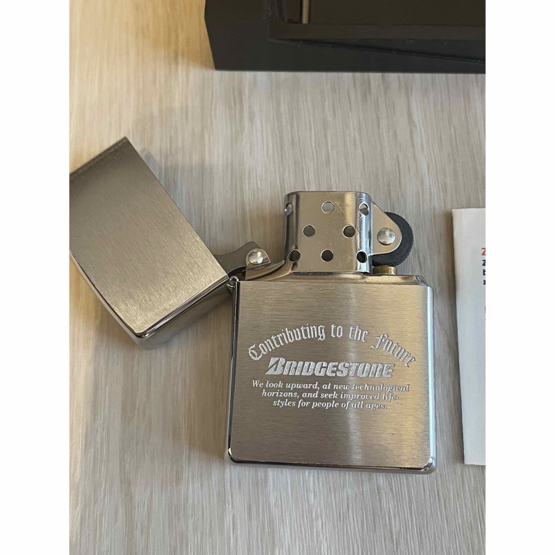 Zippo ジッポー　シルバー　ブリヂストン