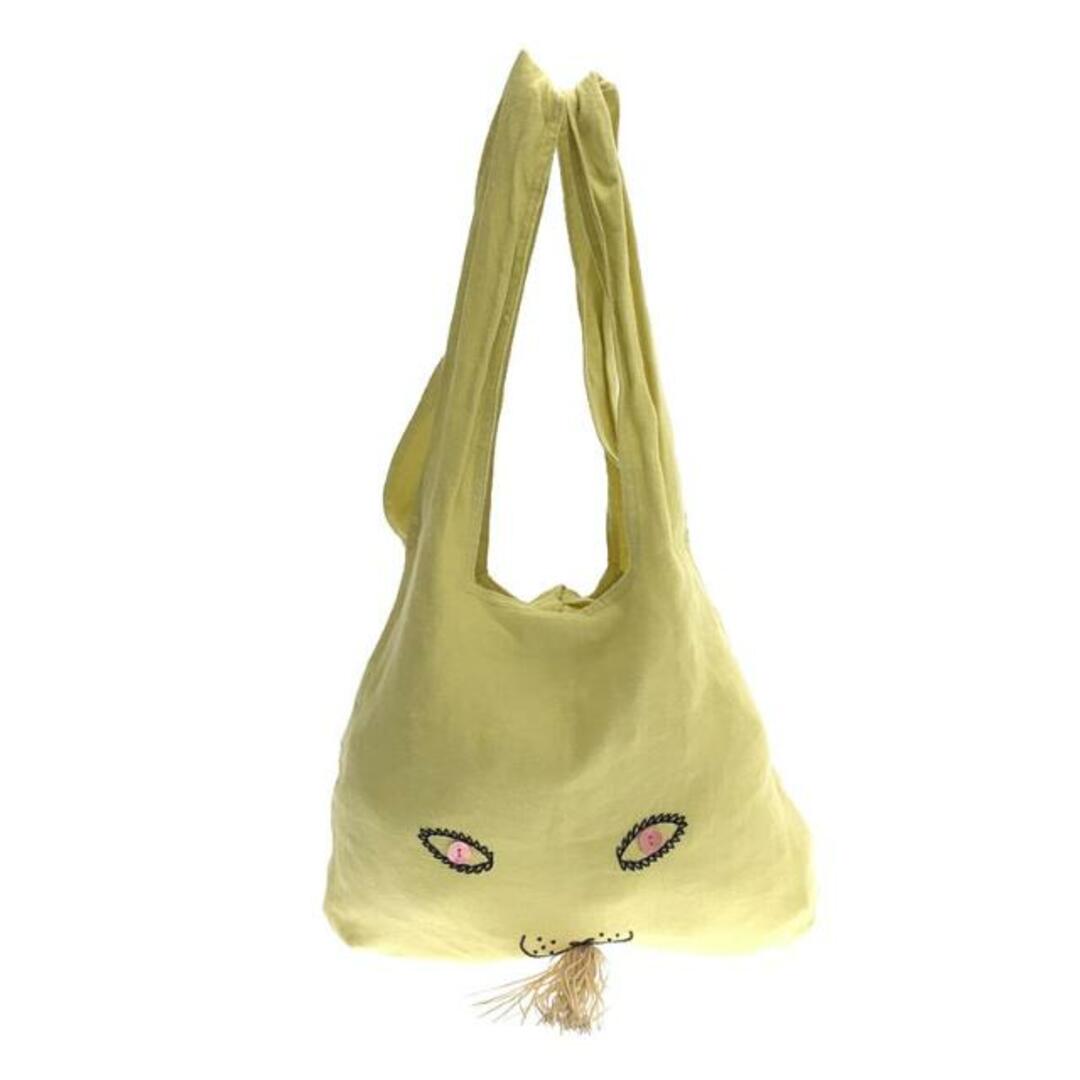 mina perhonen(ミナペルホネン)のmina perhonen / ミナペルホネン | usa bag リネン コットン うさぎバッグ | イエロー | レディース レディースのバッグ(トートバッグ)の商品写真