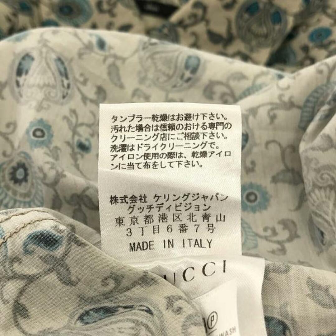 Gucci(グッチ)のGUCCI / グッチ | ペイズリー柄 スタンダードシャツ | 42 | マルチカラー | メンズ メンズのトップス(Tシャツ/カットソー(七分/長袖))の商品写真