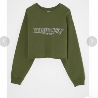 マウジー(moussy)の【お値下げ】moussy ショート丈スウェット(トレーナー/スウェット)