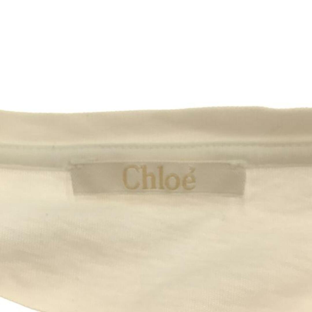 Chloe(クロエ)のChloe / クロエ | ギャザースリーブ 半袖カットソー | S | ホワイト | レディース レディースのトップス(Tシャツ(半袖/袖なし))の商品写真