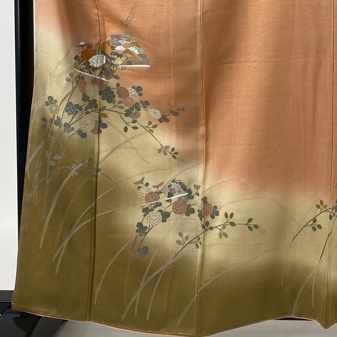 付下げ 美品 秀品 身丈160cm 裄丈66cm 正絹 【中古】