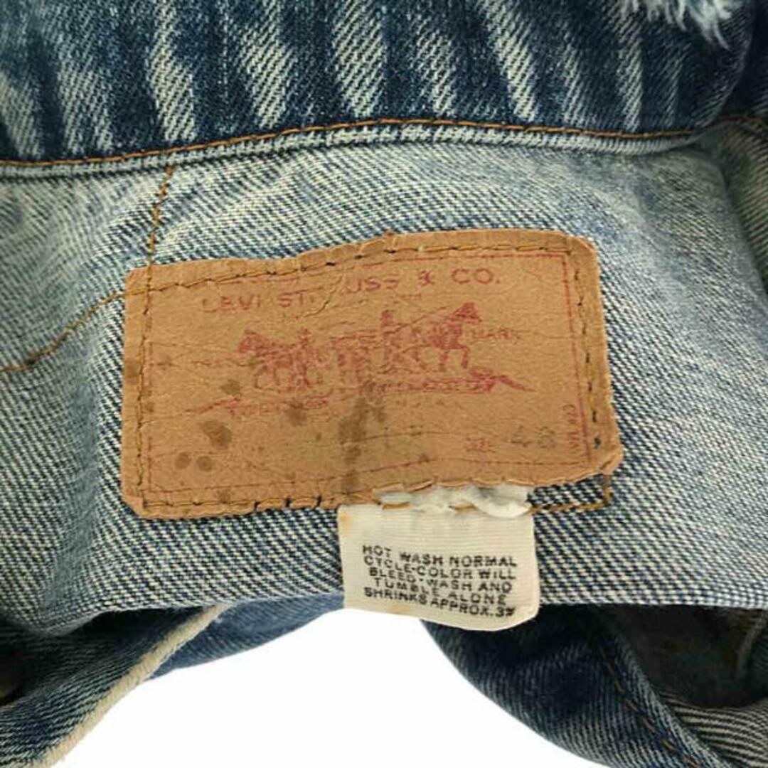 Levi's(リーバイス)のLevi's / リーバイス | 70s ヴィンテージ 70505 スモールe ケアタグ付き デニムジャケット | 48 | インディゴ | メンズ メンズのジャケット/アウター(その他)の商品写真