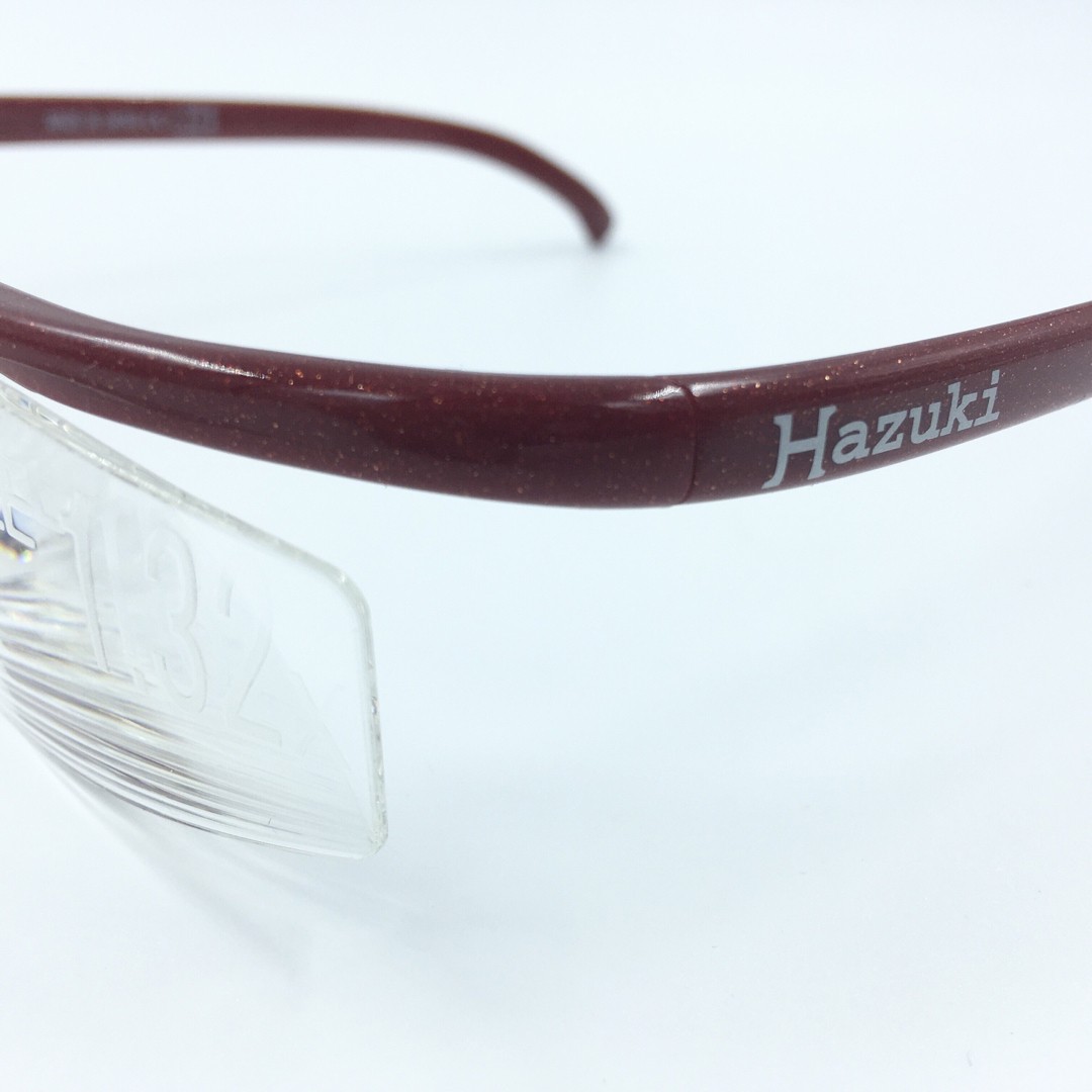 Hazuki(ハズキ)のハズキルーペ　コンパクト　赤　レンズクリア　1.32倍 レディースのファッション小物(サングラス/メガネ)の商品写真