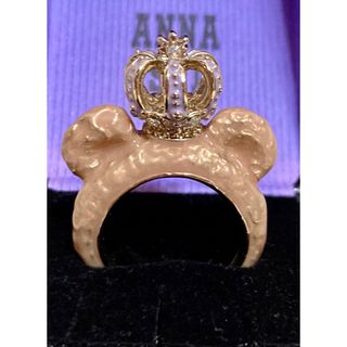 ANNA SUI リング　ウサギ　パンダカラー　天使　羽　未使用　アナスイ