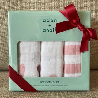 エイデンアンドアネイ(aden+anais)の☆新品未使用☆エイデンアンドアネイ☆ウォッシュクロスセット☆3枚入☆(その他)