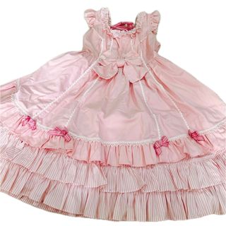 アンジェリックプリティ　angelic pretty ジャンパースカート　ピンク