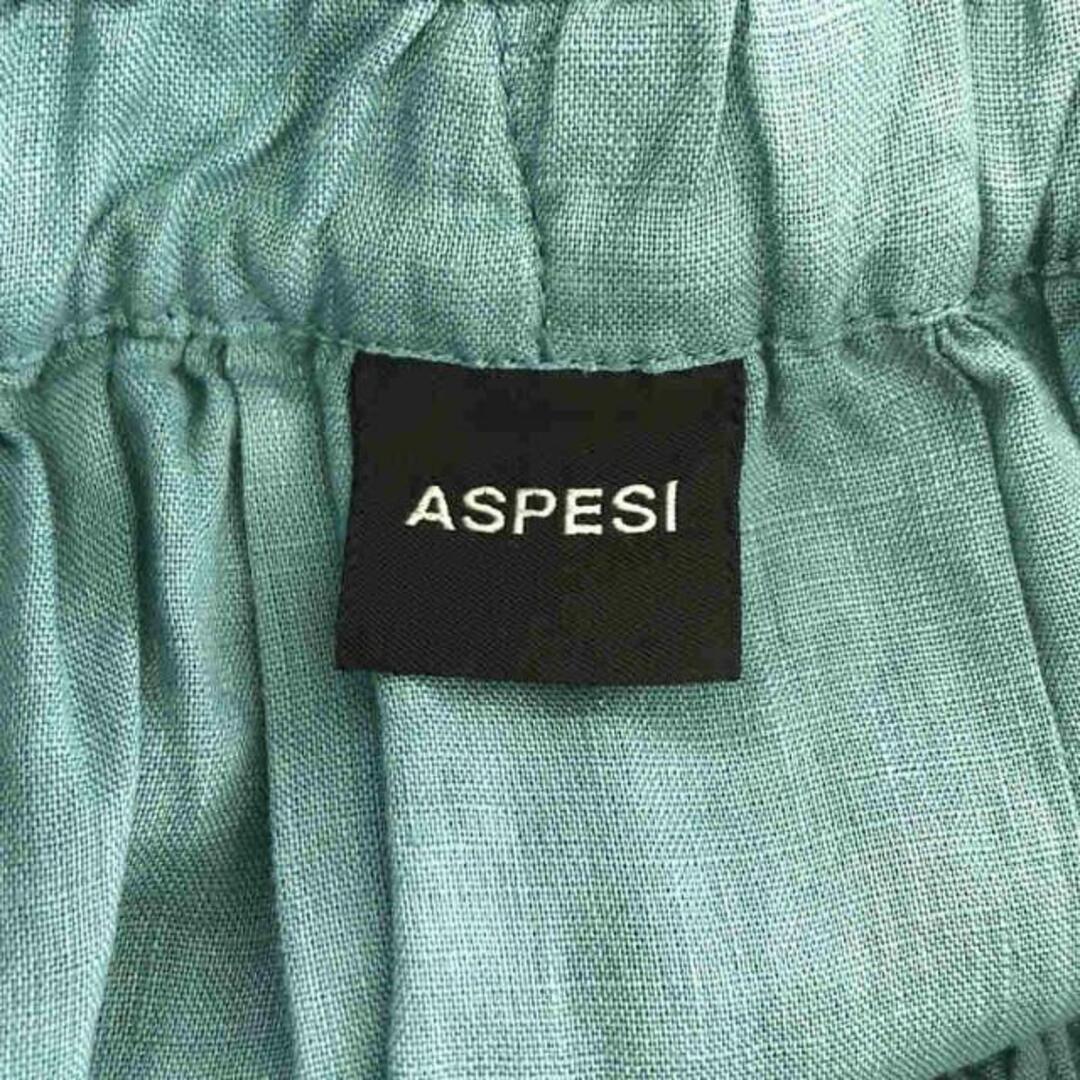ASPESI(アスペジ)のASPESI / アスペジ | リネン タック ギャザースカート | 40 | ライトブルー | レディース レディースのスカート(ロングスカート)の商品写真