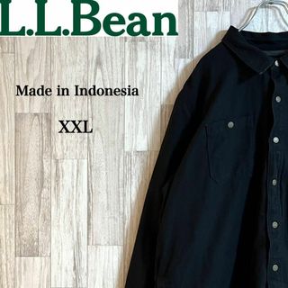 エルエルビーンシャツジャケット　ビックシルエット　インド製　XXL 裏地ボア