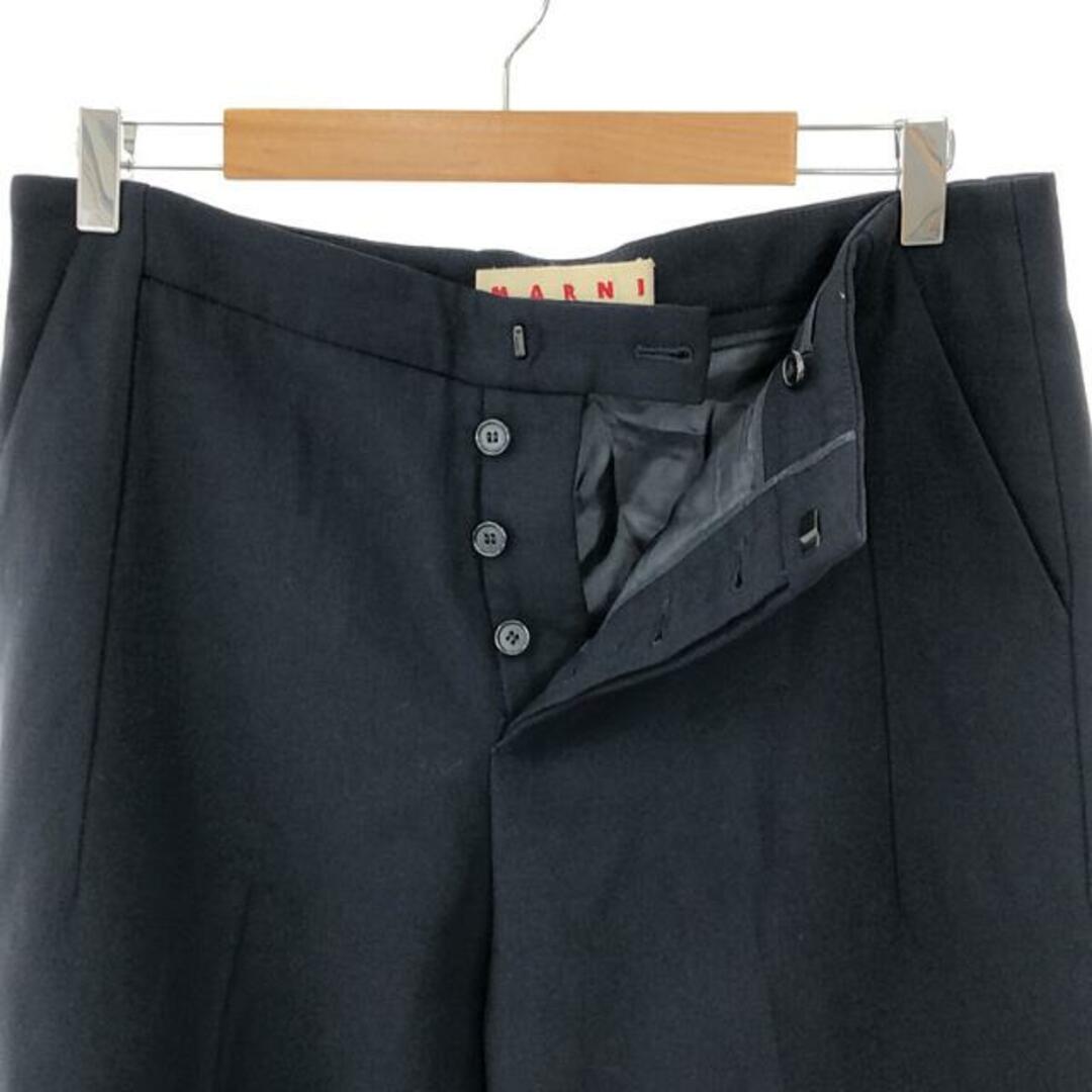 MARNI / マルニ | ウール ナイロン ストレートスラックス | 42 MARNI / マルニ | ウール ナイロン ストレートスラックス | 42