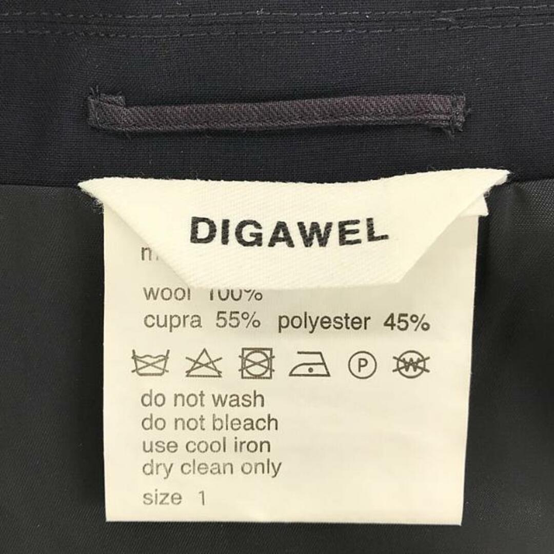 DIGAWEL(ディガウェル)の【美品】  DIGAWEL / ディガウェル | ウールステンカラーコート | 1 | ネイビー | メンズ メンズのジャケット/アウター(その他)の商品写真