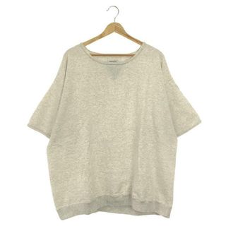 クラス(Class)の【美品】  CLASS / クラス | FRUIT-2 オーバーサイズ スウェット Tシャツ | 1 | ライトグレー | レディース(Tシャツ(半袖/袖なし))