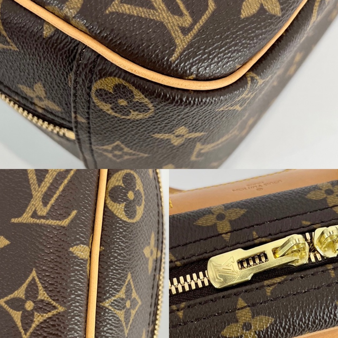 LOUIS VUITTON ルイヴィトン ハンドバッグ モノグラム トゥルーヴィル ブラウン 茶 鞄 かばん M42228    ゴールド金具 レディース【品】