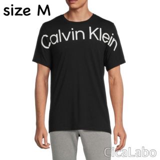 カルバンクライン(Calvin Klein)の【新品】カルバンクライン Tシャツ ビッグロゴ ブラック M(Tシャツ/カットソー(半袖/袖なし))