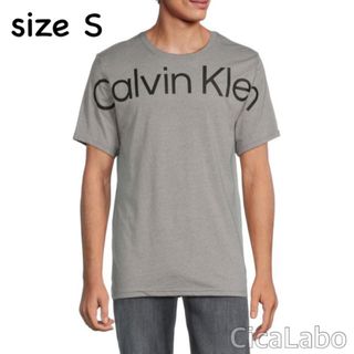 カルバンクライン(Calvin Klein)の【新品】カルバンクライン Tシャツ ビッグロゴ グレー S(Tシャツ/カットソー(半袖/袖なし))