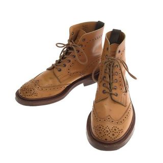 トリッカーズ(Trickers)の【美品】  Tricker's / トリッカーズ | レースアップ レザー カントリーブーツ | 7.5 | キャメル | メンズ(ブーツ)