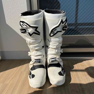 アルパインスターズ(alpinestars)のalpinestars Tech7 Enduro ホワイト(モトクロス用品)