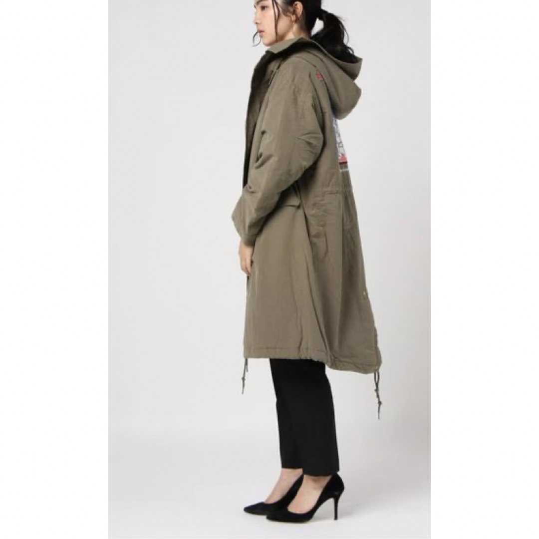 moussy(マウジー)の12/10 AM8消滅新品MOUSSY MD ALL STAR MODS コート レディースのジャケット/アウター(モッズコート)の商品写真