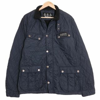 Barbour バブアー キルティング ミリタリー ジャケット ネイビー