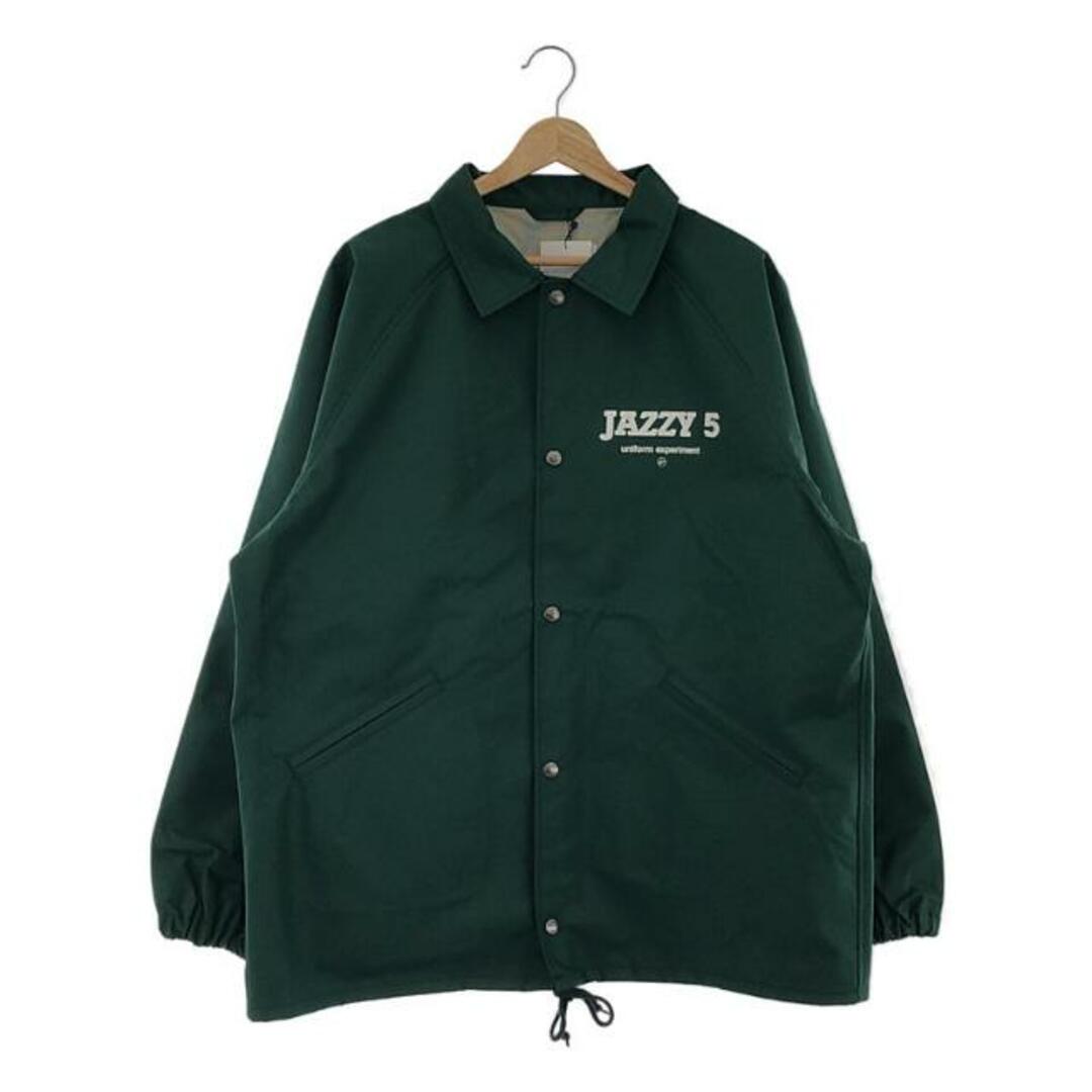 uniform experiment(ユニフォームエクスペリメント)の【新品】  uniform experiment / ユニフォームエクスペリメント | FRAGMENT : JAZZY JAY / JAZZY 5 COACH JACKET コーチジャケット | 4 | グリーン | メンズ メンズのジャケット/アウター(その他)の商品写真