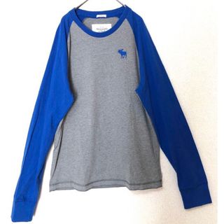 アバクロンビーアンドフィッチ(Abercrombie&Fitch)の【古着】Abercrombie＆Fitch  ワンポイント切り替え　ロンT(Tシャツ/カットソー(七分/長袖))