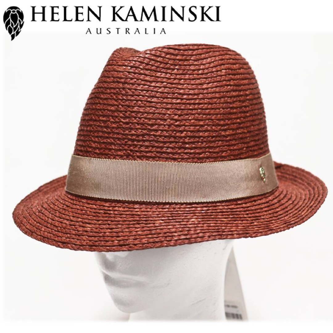 HELEN KAMINSKI - 《ヘレンカミンスキー》新品 上質ラフィア中折れ