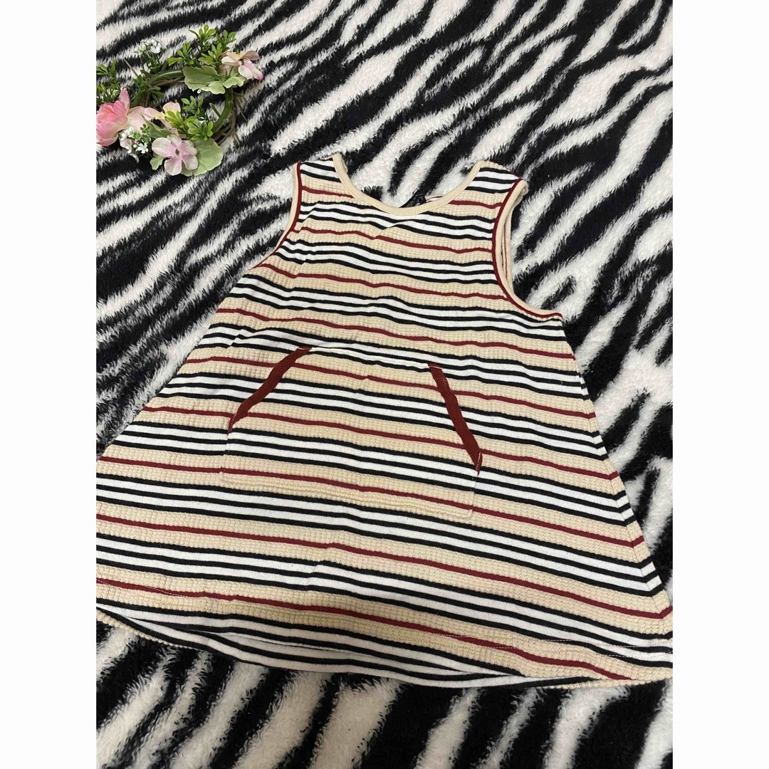 BURBERRY - キッズ 女の子 バーバリー 80 半袖 ワンピースの通販 by
