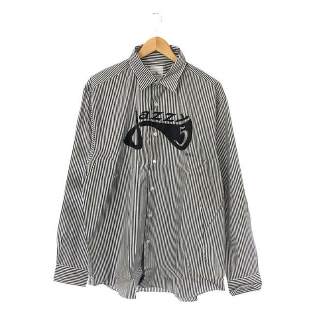 【新品】  uniform experiment / ユニフォームエクスペリメント | 2023SS | FRAGMENT : JAZZY JAY / JAZZY 5 BIG SHIRT ビッグシャツ | 4 | ブラック | メンズTシャツ/カットソー(七分/長袖)