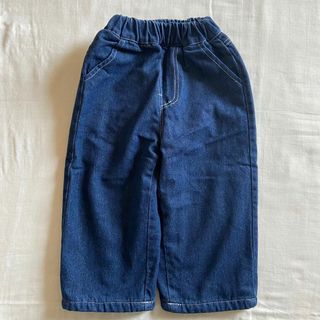 ザラキッズ(ZARA KIDS)の裏起毛デニムパンツ　100(パンツ/スパッツ)