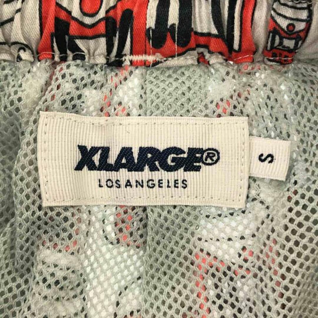 XLARGE(エクストララージ)のX-LARGE / エクストララージ | ×The Simpson シンプソンズ コラボ Duff Beer プリント ショートパンツ | S | ホワイト / オレンジ | メンズ メンズのパンツ(その他)の商品写真