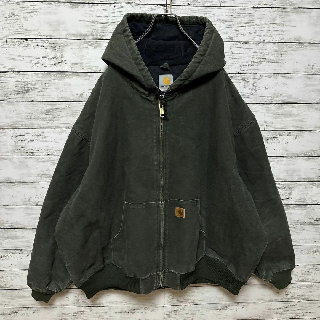 carhartt(カーハート)の851 【4XLサイズ】カーハート☆革ロゴ 中綿キルティングアクティブジャケット メンズのジャケット/アウター(ブルゾン)の商品写真