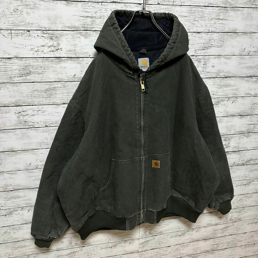 carhartt(カーハート)の851 【4XLサイズ】カーハート☆革ロゴ 中綿キルティングアクティブジャケット メンズのジャケット/アウター(ブルゾン)の商品写真