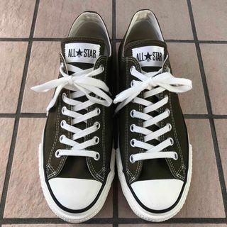 コンバース(CONVERSE)のconverse コンバース　All STAR オールスター　キャンバス　カーキ(スニーカー)