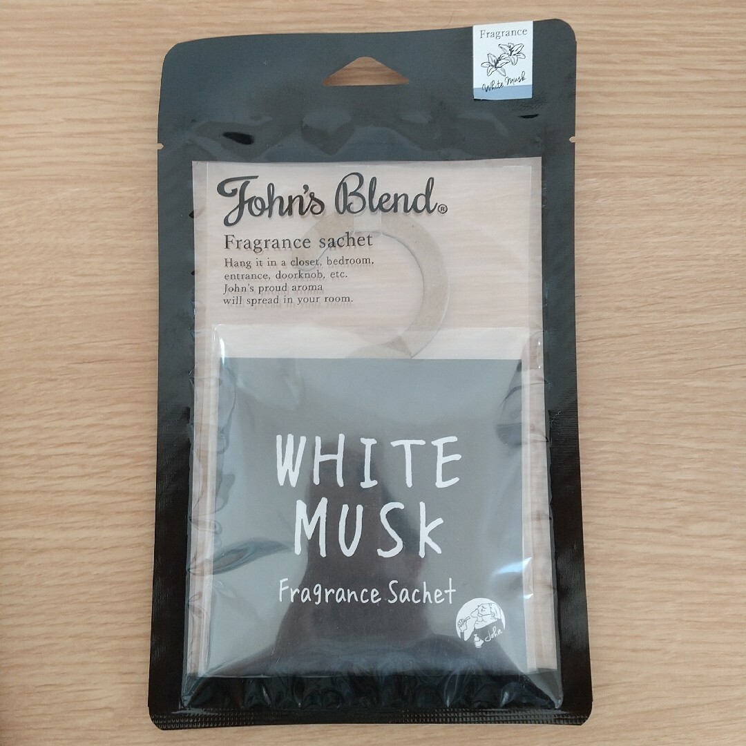 ノルコーポレーション(ノルコーポレーション)のJohn's Blend フレグランスサシェ WHITE MUSK コスメ/美容のリラクゼーション(アロマポット/アロマランプ/芳香器)の商品写真